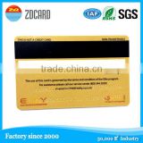 classic quality plastic PVC card with magnetic stripe
