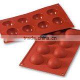 8 Half Spheres Pastry Baking Moulds