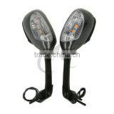Led Carbon Fiber Side Rear View Mirrors Signal For Suzuki GSXR1000 2005-2015 thumbnail-1