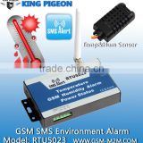 Wireless GSM SMS Temperature Humidity Monitoring Control Alarm