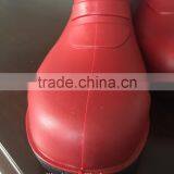 Red Safety Shoes Pvc Work Boots thumbnail-5