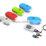 Popular Manual Generater Power With Mobile Phone Charger 3 Led Flashlight thumbnail-1