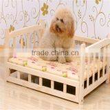 pet accessories durable fashion wooden raised dog bed / dog beds