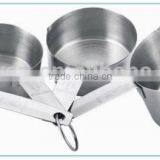 Stainless Steel Custom Measuring Cups 4pcs Different Size, Brand Name Cups thumbnail-1
