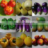 SJH1492908 Vegetable and Fruit Decoration Tools Plastic Fruit and Vegetables for Kids Decorative Artificial Fruit