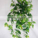 Green Artificial Plant Leave Vines Wholesale for Garden Wall Decoration thumbnail-6