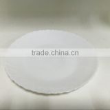 New opal tableware cheap white china plate