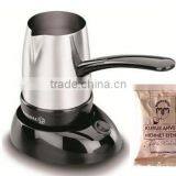 KORKMAZ ELECTRICAL TURKISH GREEK COFFEE MAKER POT KETTLE STAINLESS CHEAPEST thumbnail-1