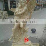 Large Marble Lover Angel Statues for Sale thumbnail-6