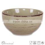 5.5 Inch Ceramic Stoneware Handpaiting Cereal Bowl thumbnail-6