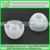 Food Grade Silicone Material in Ear Headphone Round Case for Mobile,MP3 thumbnail-5