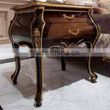 BISINI New Classic Luxury Wooden Carved Bed Designs thumbnail-3