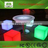 Colorful Rechargeable Waterproofgarden LED Plastic Cube Lamp thumbnail-1