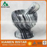 Wholesale White Marble Stone Mortar and Pestle thumbnail-4