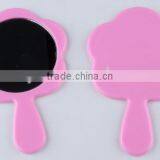 Plastic Flower-shaped Handle Single Mirror Pocket Mirror thumbnail-1
