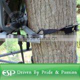 Aluminum Climbing Hunting Tree Stand With Safety Vest Harness, 250lb Capacity thumbnail-4