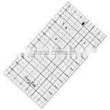 Plastic Clear Quilting Ruler 6.5" x 12" Imperial Unit thumbnail-1