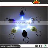 7 Color Plastic 20000mcd Cheap Custom Fashion Key Chain Mini Led Flashlight Keychain thumbnail-2