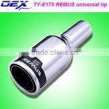 High Quality Auto Part Stainless Steel 304 and Carbon Fiber Universal Exhaust Tip thumbnail-1