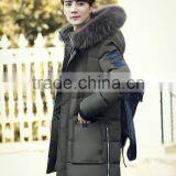 Custom Warm Fur-collar Slim Fit Casual Jacket Unisex Parka Cotton Padded Winter Jacket thumbnail-5