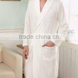 High Quality Couples Waffle Bathrobe,100 Cotton Bathrobe Foe Couple,white Waffle Ladies Dressing Gown thumbnail-3