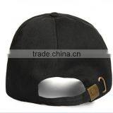 Good Quality Black Embroidery 100%cotton Snap Back 6-panel Baseball Hat and Cap thumbnail-2
