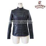 Usa Style Fashion Ladies pu Leather Jacket&grils Jacket With YKK Zipper Jacket thumbnail-1