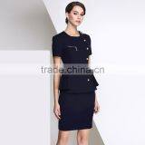 Fancy Blue Colors Sex Airline Stewardess Costume thumbnail-2