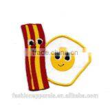 Custom High Quality Embroidered Creative Food Patch for Clothes Embroidery Patch Made in China Choose Size/color thumbnail-1