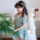 S17573A 2017 Summer Floral Clothes Princess Dresses Children Flower Girls Dresses thumbnail-1