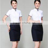 Juqian ODM/OEM Formal Airline Stewardess Uniform Black Air Hostess Uniform for Air Hostess Costume thumbnail-4