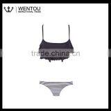 Fashionable Charming Scalloped Bikini thumbnail-2