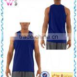 Wholesale Muscle Bodybuilding Gym Blank Workout Mens Vest Singlet thumbnail-1