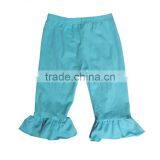 Persnickety Children Clothing Wear Wholesale Cheap Price Pure Cotton Pants Colorful Ruffle Pants Capris Baby Girls Cotton Capris thumbnail-6