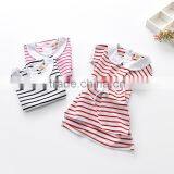 Wholesale Sleeveless Striped Tshirt for Little Girls Hot Sale thumbnail-5