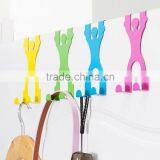 Cute Stainless Steel Over the Door Dual Hanger Hook Hat Coat Holder Worldwide Store thumbnail-1
