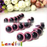 12mm Cute Puppet Toys Crochet Baby Doll Pink Plastic Safety Eyes thumbnail-5