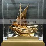 NEW Style High Quality Beautiful 24k Real Gold Plated Dhow Model For Wedding Favors