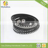 New Unisex Multilayer Leather Bracelet Christmas Gift Charm Bracelets Rivet Vintage Jewelry For Women And Man thumbnail-6