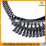 Wholesale Fashion Statement Necklace, Gold Necklace Jewelries With Colorful Diamond Stone thumbnail-6