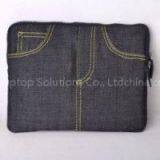 Tablet PC Accessories , IPad2 Cool Denim Jeans Sleeve Bag Soft Case thumbnail-1