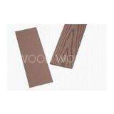 Solid Wood Grain WPC Wall Cladding Panel / Outdoor Wall Decoration