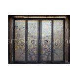 Sliding Interior Decorative Glass Doors With 3D Carving , Laminated And Tempered thumbnail-1