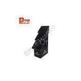 Lightweight Cardboard Display Stands , Black Display Shelves