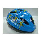 Round Specialized Kids Bicycle Helmets Blue Cartoon Graphics 190G CE / SGS