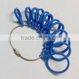 14mm-25mm Plastic Arabic Millimeters Ring Sizers Measuring Tools Arab Number Sizes Ring Gauges Actual Ring Diameter Reader thumbnail-1