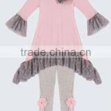 Zhejiang Yiwu Girls Long Sleeved Clothes Give You a Different Dress Feeling Long Autumn Stripes Wrinkled Girls Cotton thumbnail-5