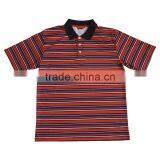 Factory OEM Red&Black Huntte Print Longline t Shirt Men's Polo Shirt thumbnail-3