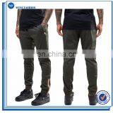 Wholesale Men Sweatpants With Zips Side Pockets Custom Skinny Fit Joggers thumbnail-1