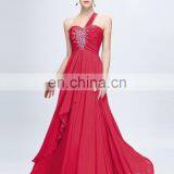 Grace Karin Hot Sale Chiffon Long Chiffon Beaded One Shoulder Evening Dress CL3120-4 thumbnail-2